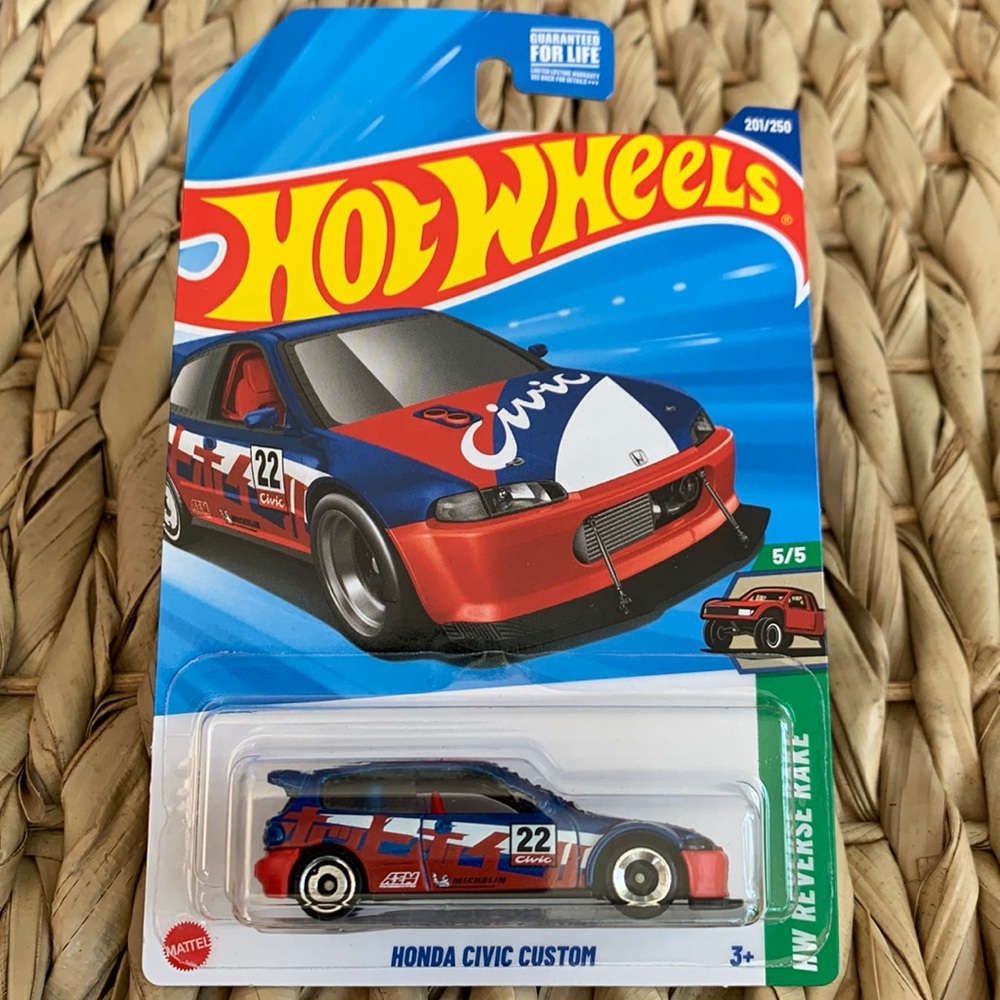 Honda Civic Custom Hot Wheels JDM Diecast Race Toy Car Hotwheels Racing New 2025